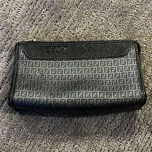 Vintage Fendi Metallic Cosmetic Pouch